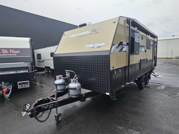 Network RV Caravans Touring Terrain 21'6 Rear Club - Caravans