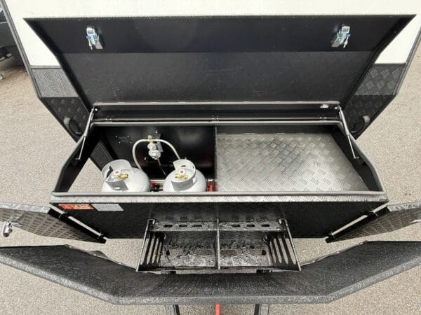  Space is always at a premium when you're touring in a compact van