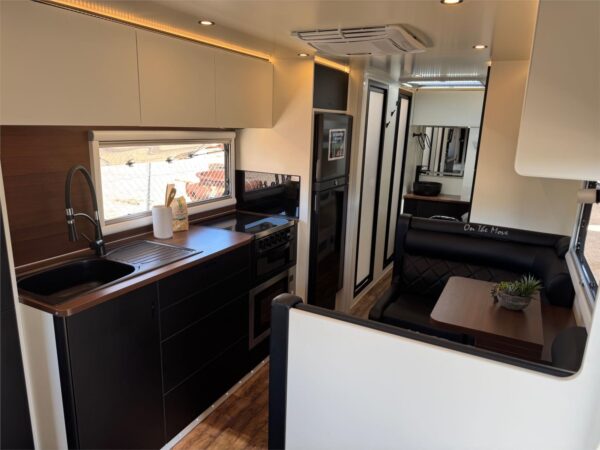  fully appointed kitchen and all the mod cons to make your next caravanning adventure comfortable.<br /><br />Airbag wishbone suspension<br />Lithium batteries<br />2000w inverter<br />540 watts solar panels<br /><br />Call us for a full list of inclusions and to discuss your next new caravan