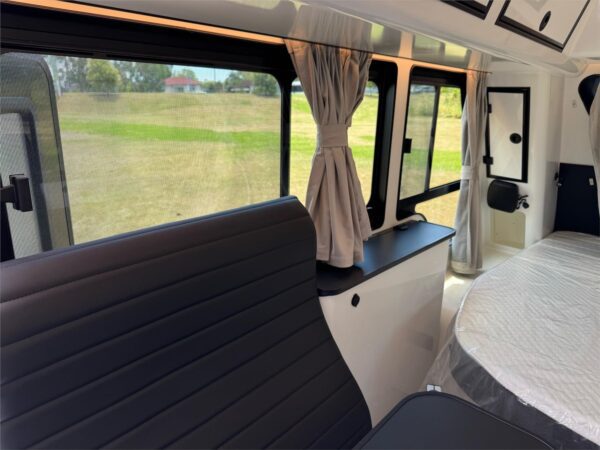  400Ah lithium & 3000W inverter<br />Slide-out outdoor kitchen & massive storage<br />Tough where it counts