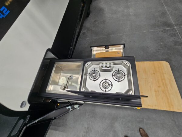  and smart design with the On The Move Infinity 7.2 — a beautifully built touring caravan created for travellers who want space